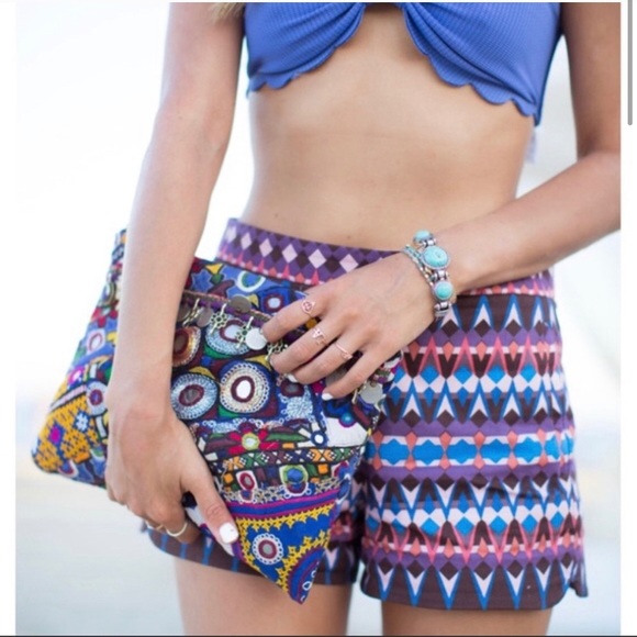 J.CREW | Purple Pique Gemstone Chino Shorts - Picture 3 of 6